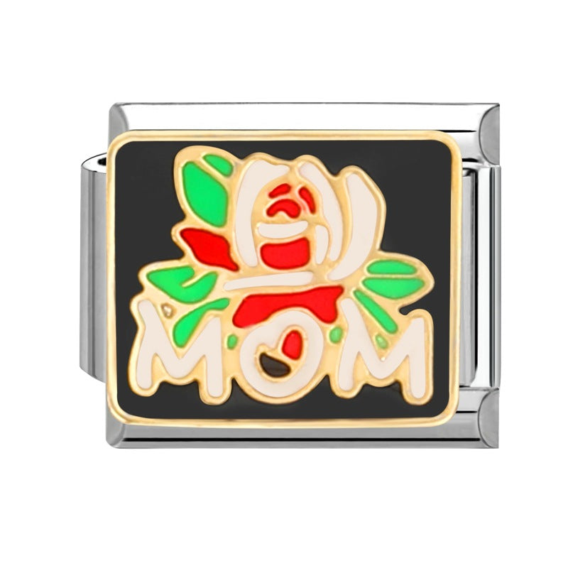 Wholesale Italian Charm Bracelet 9mm DIY Splicing Removable Stainless Steel Composable Bracelet