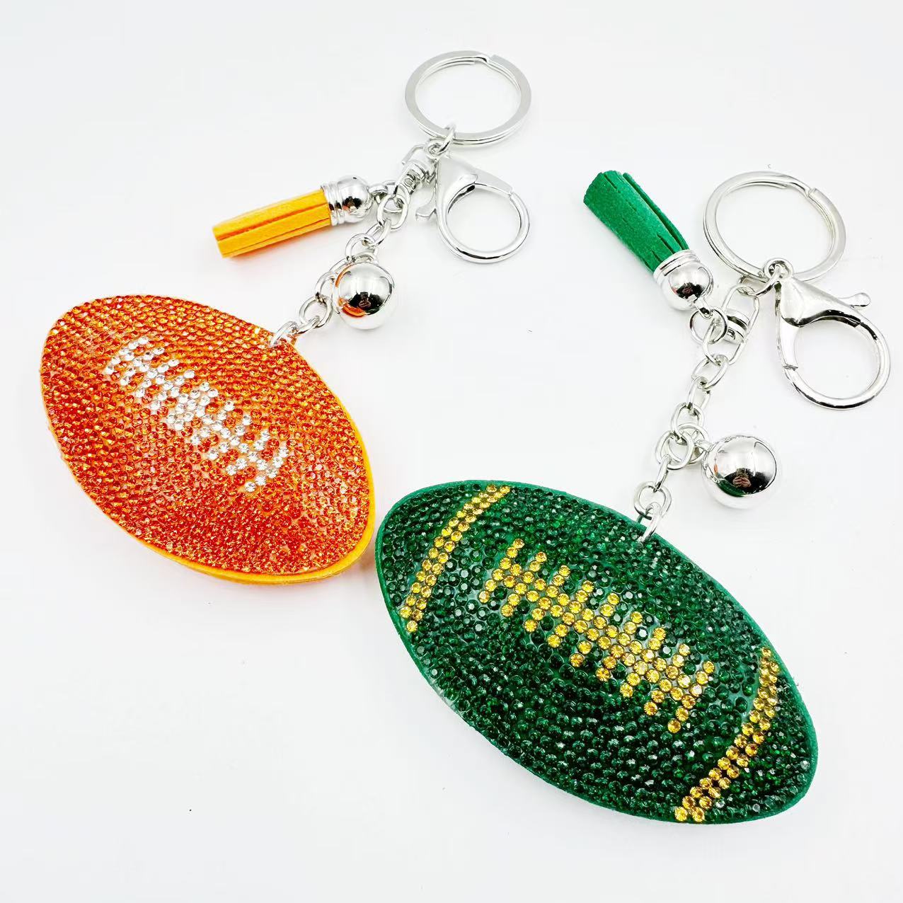 Wholesale 5pcs creative football basketball volleyball baseball keychain