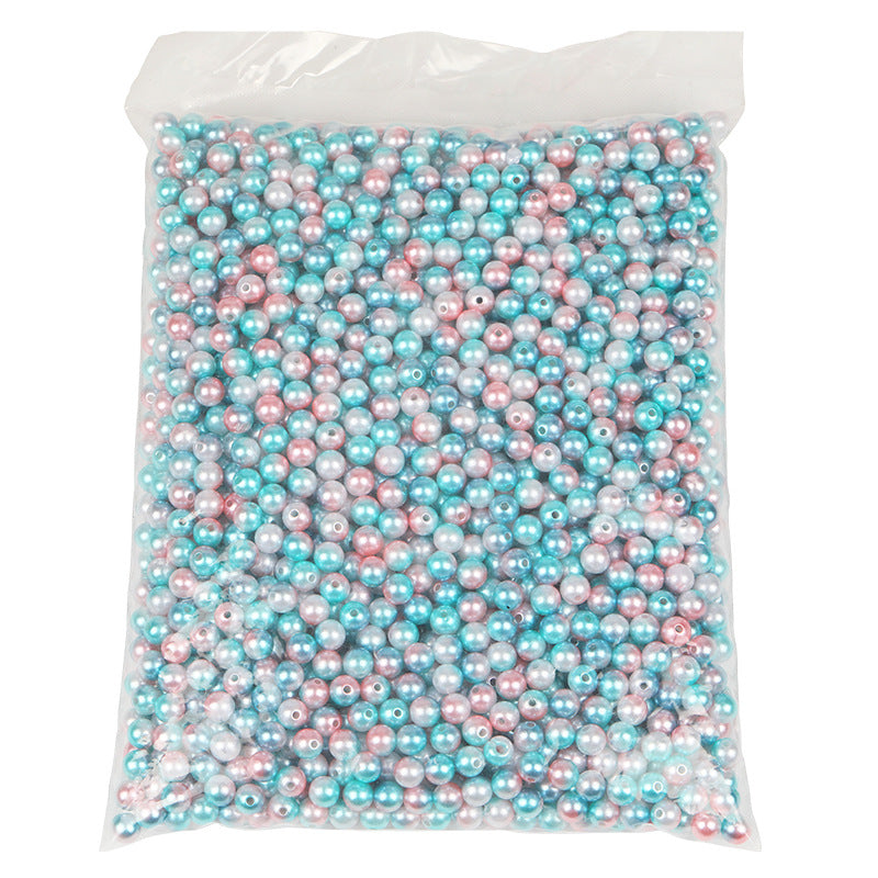 Wholesale 10mm Dual Color Gradient Beads ABS Imitation Pearl DIY Bead Accessories