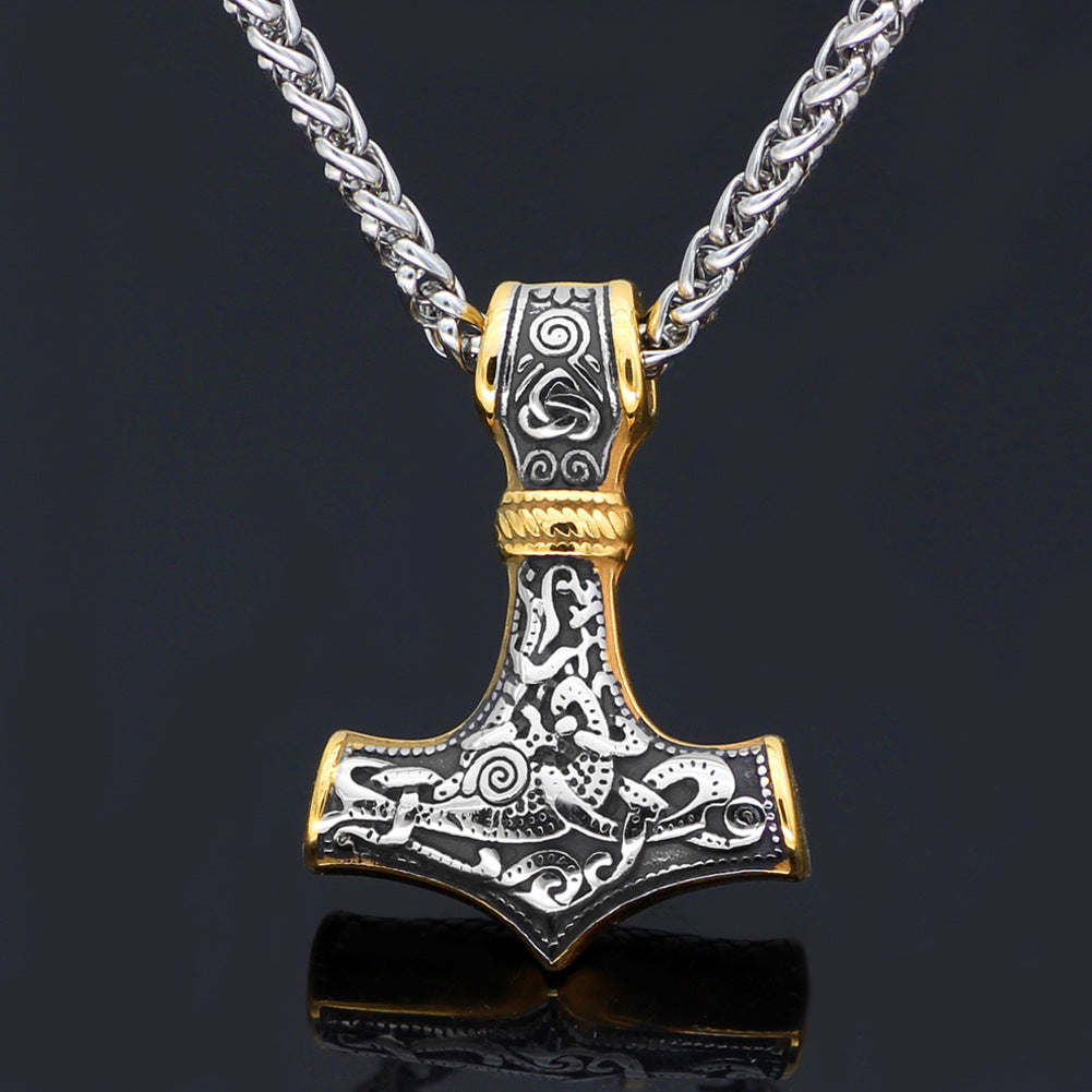 Wholesale Hammer Pendant Alloy Necklace