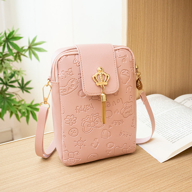 Wholesale PU Crown Crossbody Bag