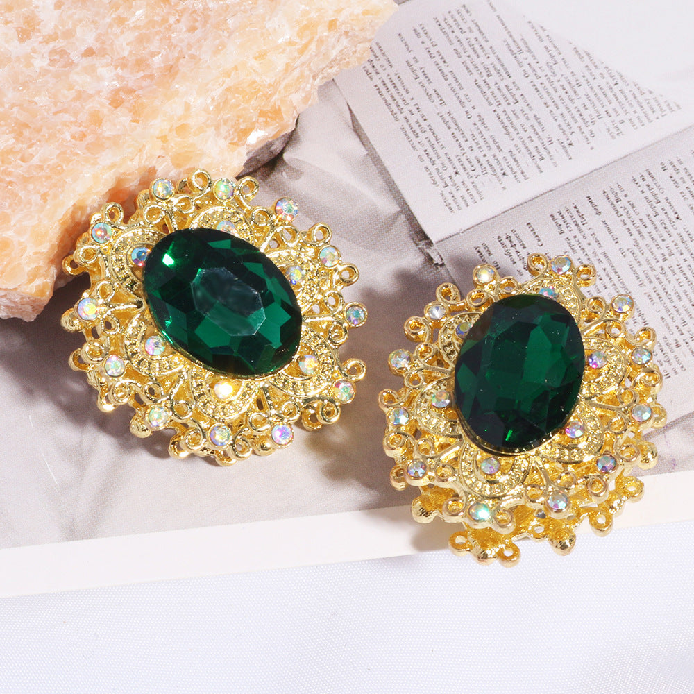 Wholesale 3pcs/pack Retro alloy heavy-duty beads straight hole DIY beading