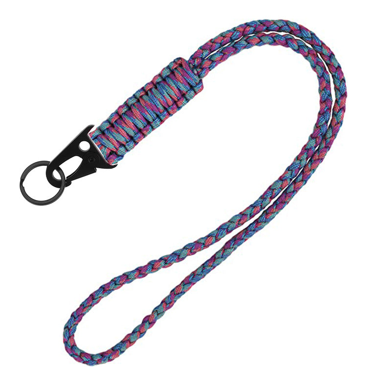 Wholesale Woven Umbrella Rope Outdoor Climbing Chain Keychain