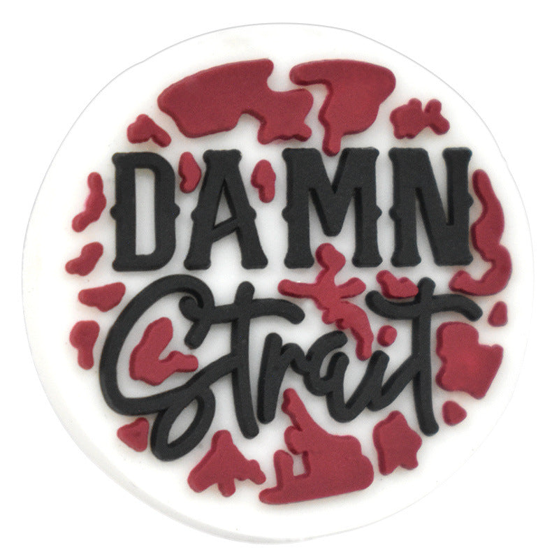 Wholesale Random 100pcs Flower Horror  Phrase Focal Beads