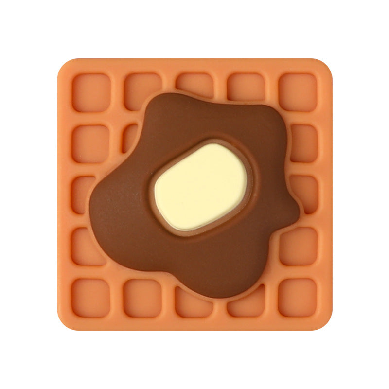 Wholesale 20pcs   Biscuit silicone beads   Focal Beads