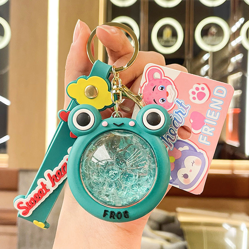 Wholesale Acrylic Luminous Keychain Pendant Cute Drifting Bottle