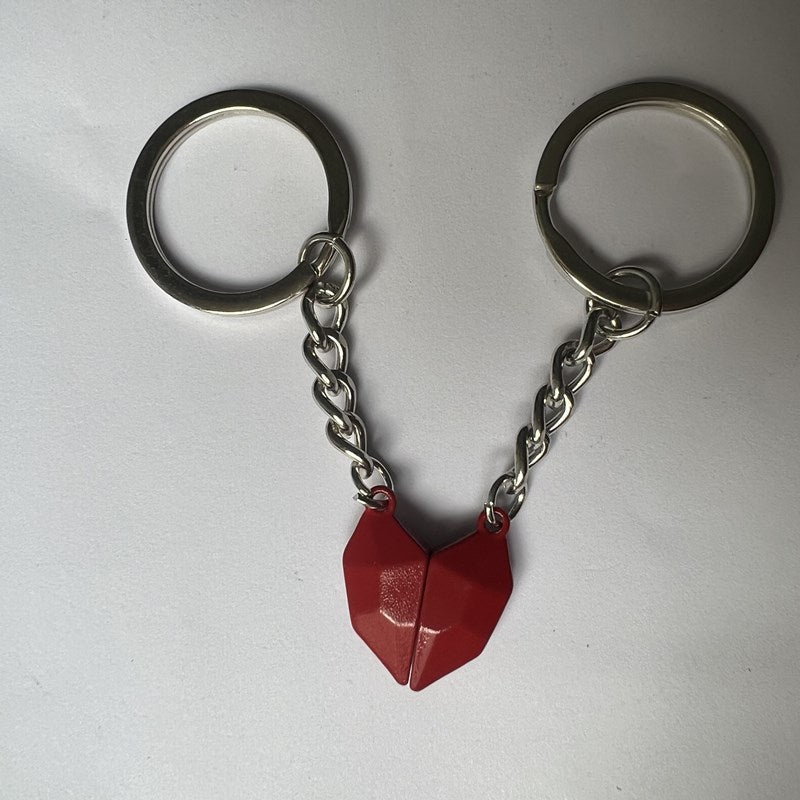 Wholesale Love Couple Wishing Stone Creative Magnet Love Keychains