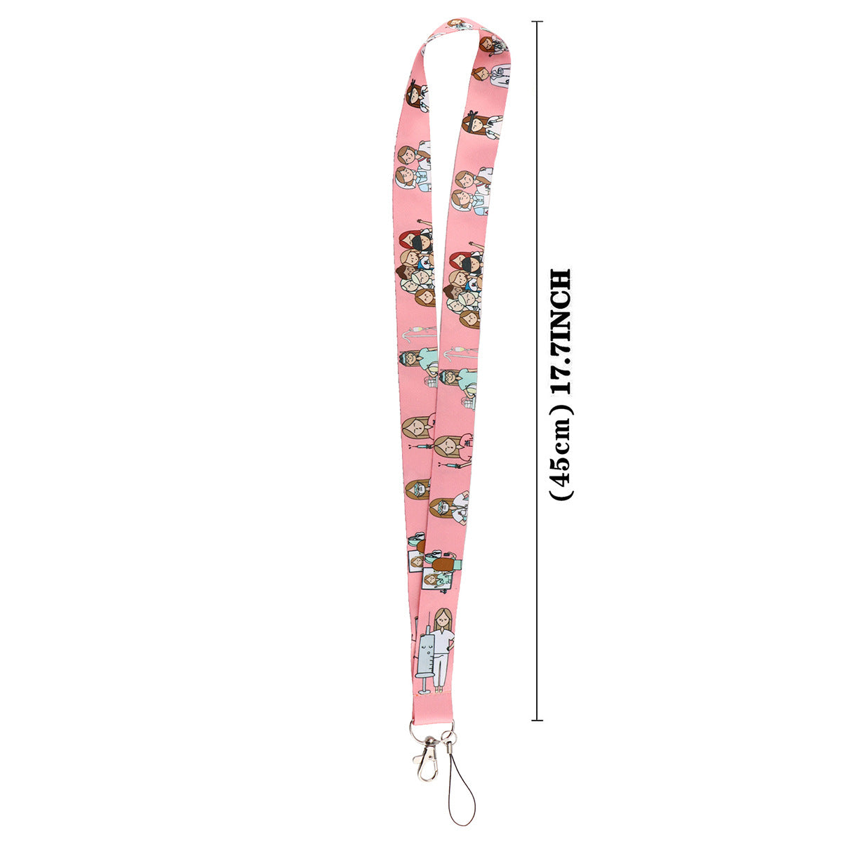 Wholesale Medical Card Holder Ribbon Polyester Cell Phone Lanyard Keychain