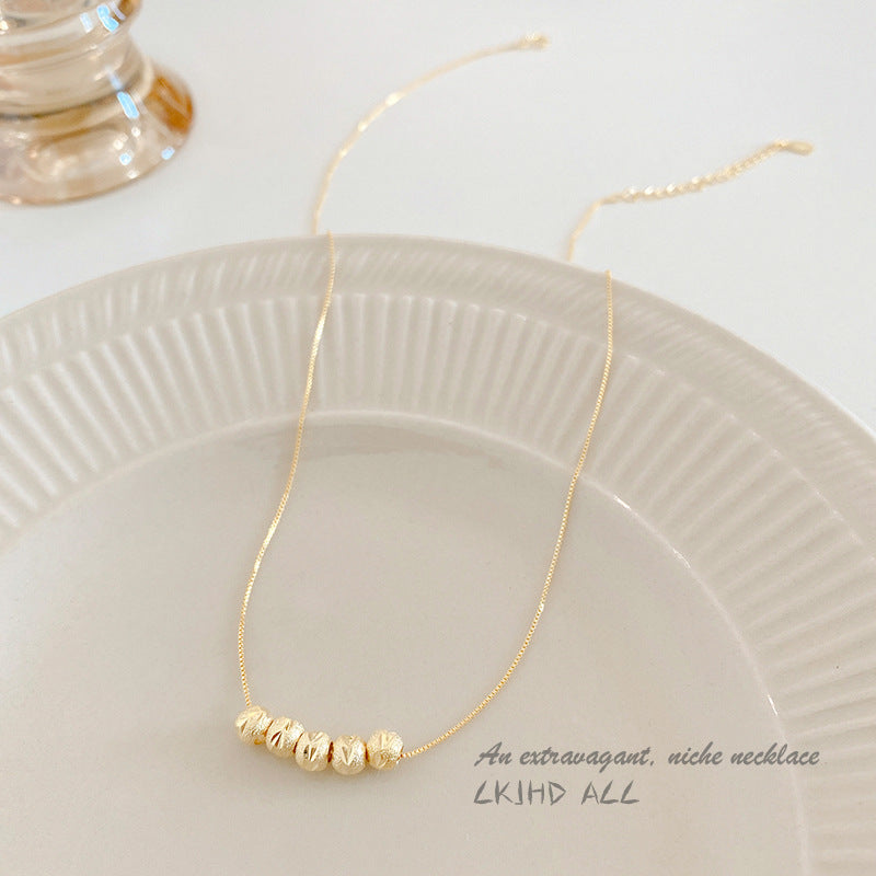 Wholesale Golden Beanie Versatile Necklace Choker Necklace