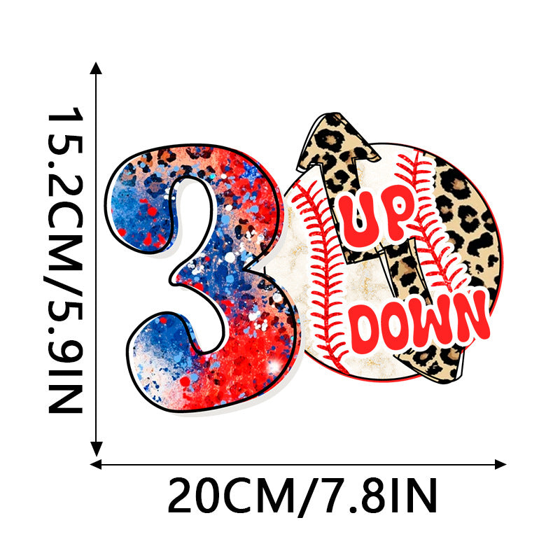 Wholesale 10pcs Baseball DIY UV DTF Ready to Press Transfers Wraps