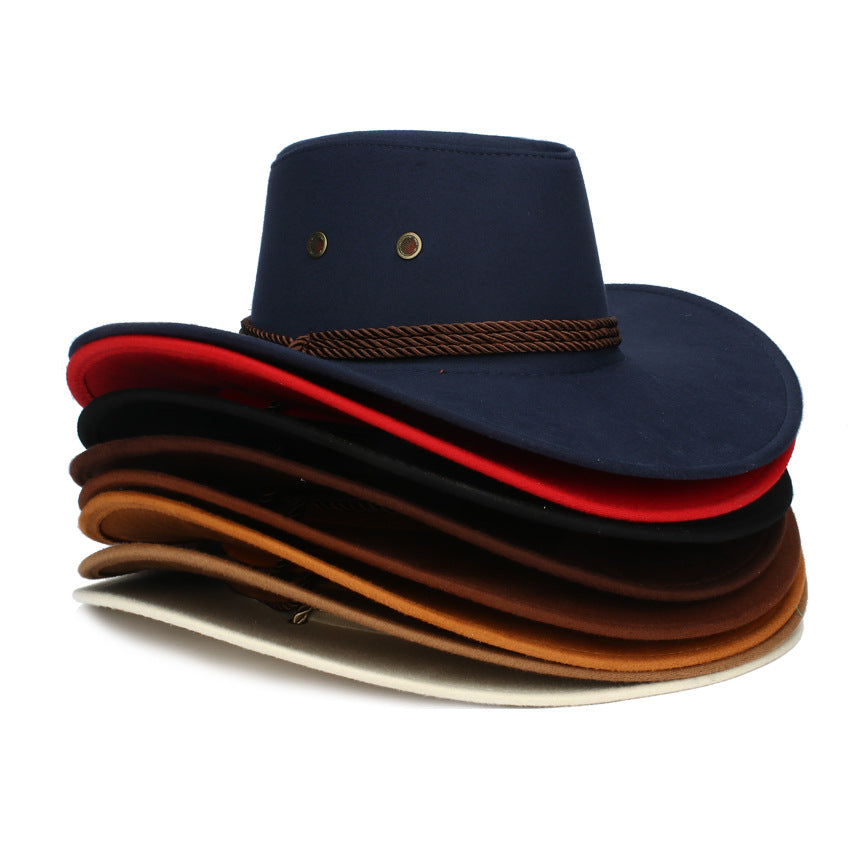 Wholesale Western Cowboy Hat Suede Knight Hat