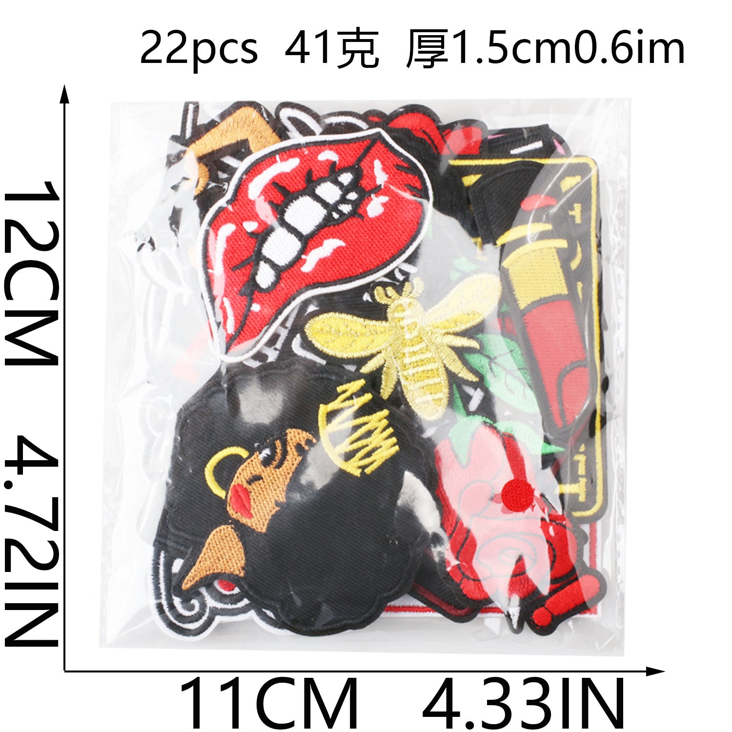 Wholesale Black Girl Magic Embroidered Iron On Patches Motivational Slogan DIY Clothing Decoration