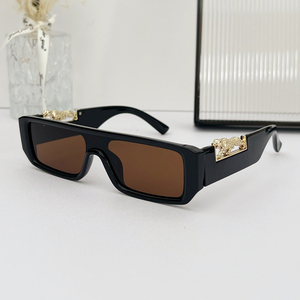 Wholesale Retro Square One-piece Sunglasses