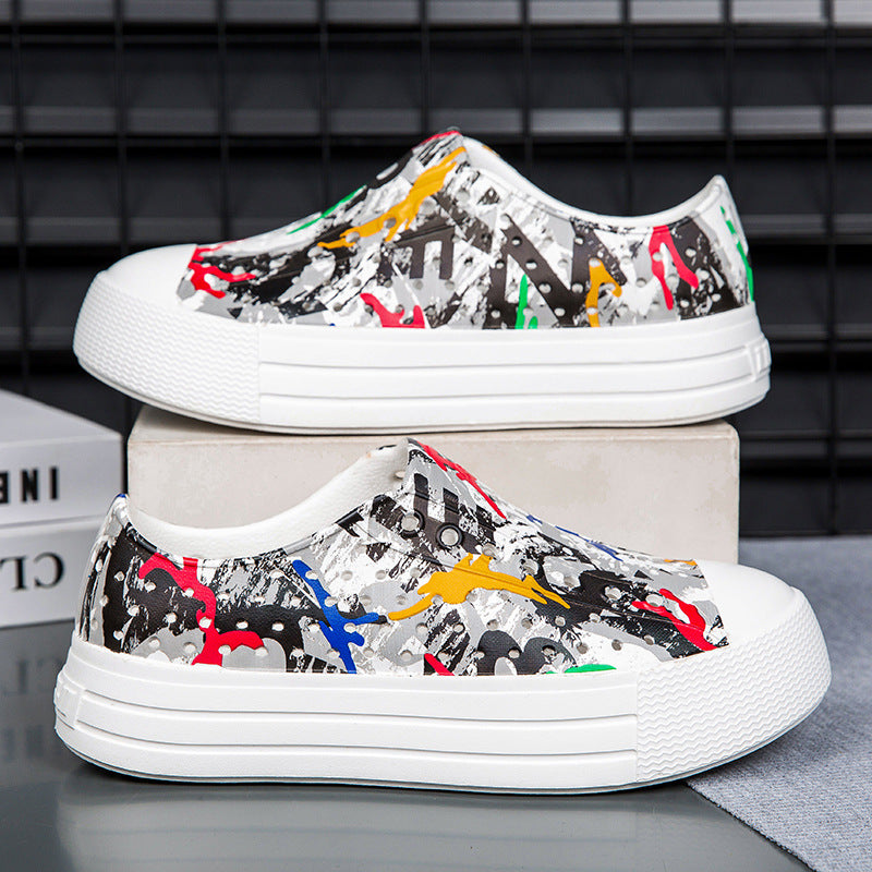 Wholesale  New Eva Hole Shoes Women's  Beach Non-slip Seaside Wading Tracing Creek Shed Shoes Women's