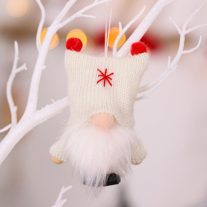 Wholesale Christmas Decoration Wool Knitted Faceless Doll