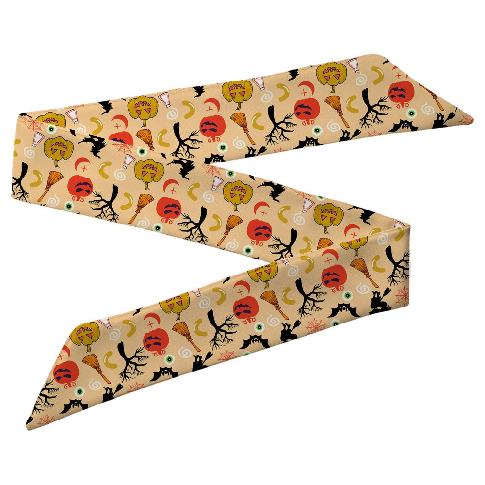 Wholesale Halloween Scarves and Polyester Headbands