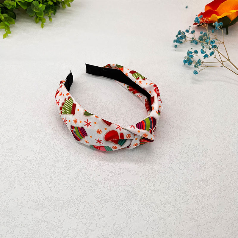 Wholesale Christmas Headband Knot Headband Three-dimensional Level Fabric