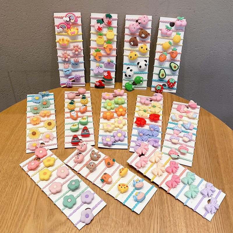 Wholesale Children's Hair-friendly Rubber Band Hair Ties