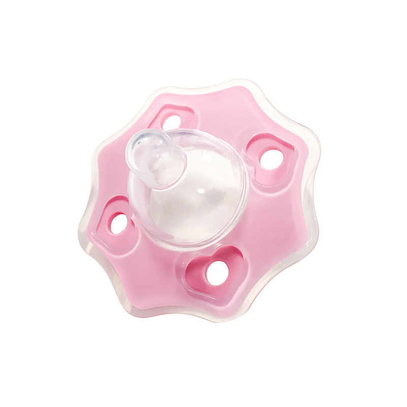 Wholesale Silicone Two-color Teether Pacifier
