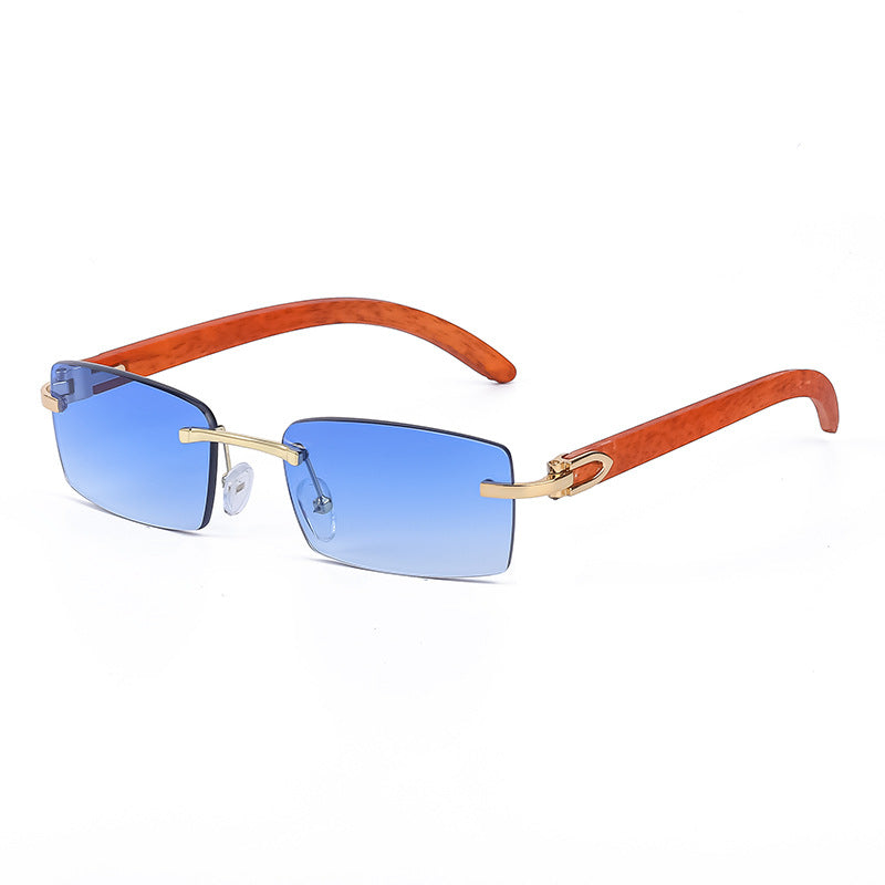 Wholesale Men's Super Clear Frameless PC Sunglasses