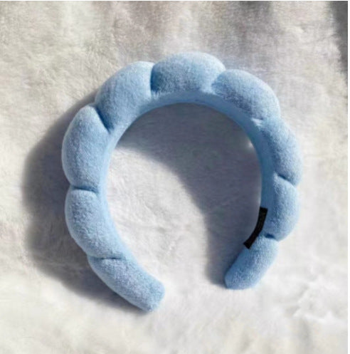 Wholesale Wholesale Fashion Face Wash Makeup Twist Sponge Hair Hoop