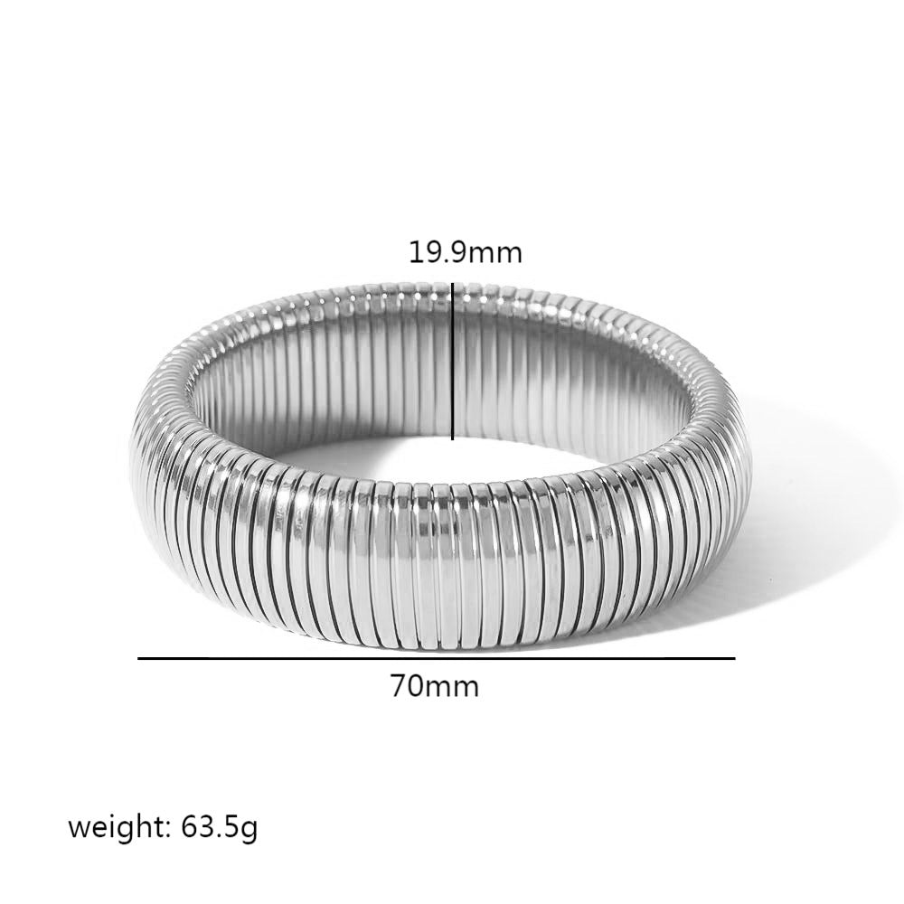 Wholesale Stretch Bracelet Personalized Fashion Simple High-end Stainless Steel Bracelet