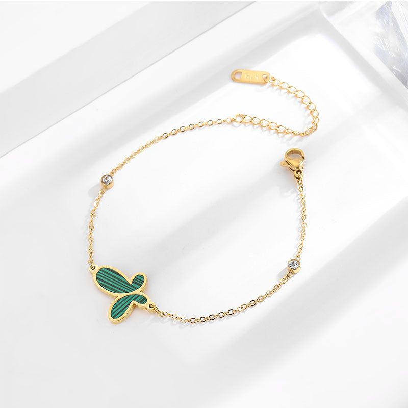 Wholesale Vintage Diamond Butterfly Bracelet