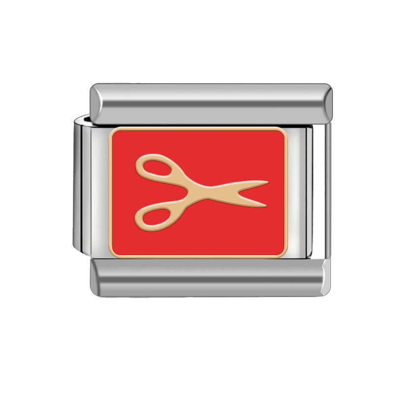 Wholesale Italian Charm Bracelet 9mm DIY Spliced Detachable Heart Pattern Combination Bracelet