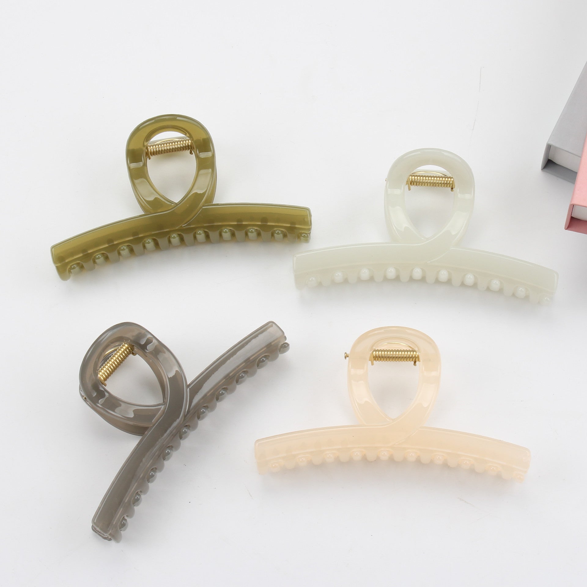 Wholesale Acrylic Grippers for Women Large Size Hair Clips