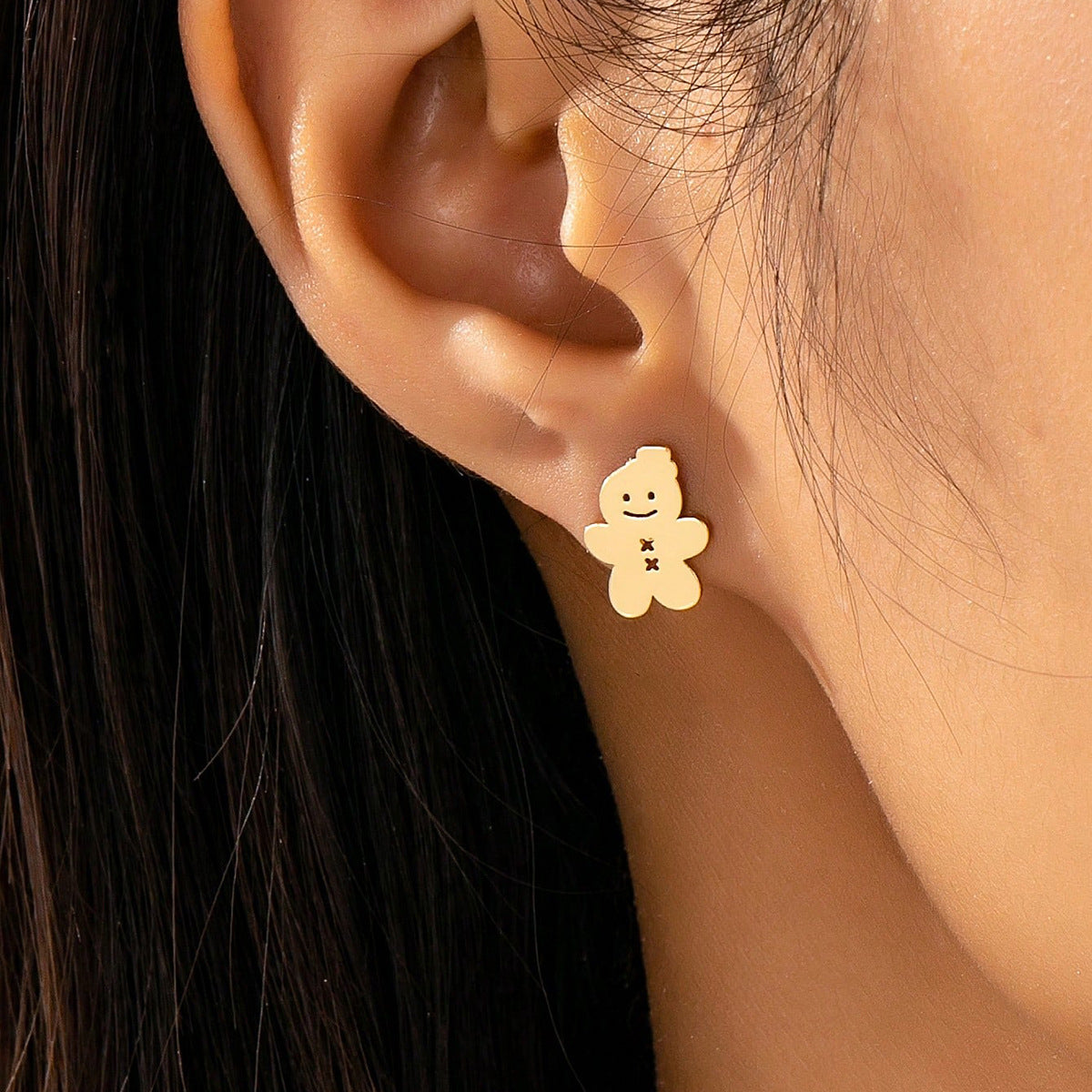 Wholesale 5pcs  Christmas hat  snowman earrings