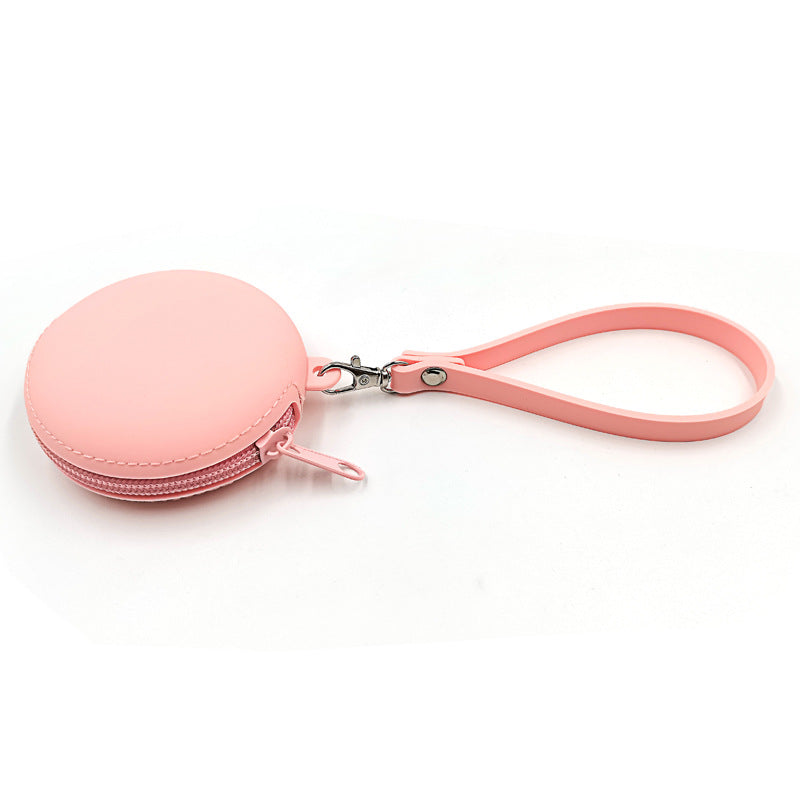 Wholesale Round Silicone Coin Purse Cartoon Children's Small Wallet