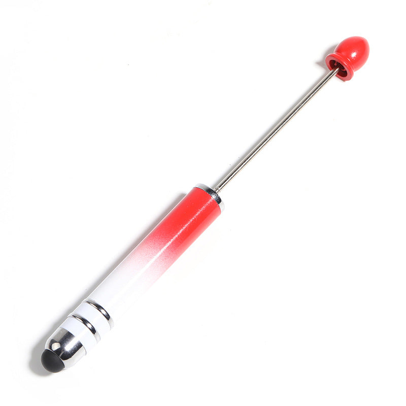 Wholesale 5PCS/PACK Beadable Pens Diy Touch Screen Multi-color Gradient Multi-function Dual-purpose