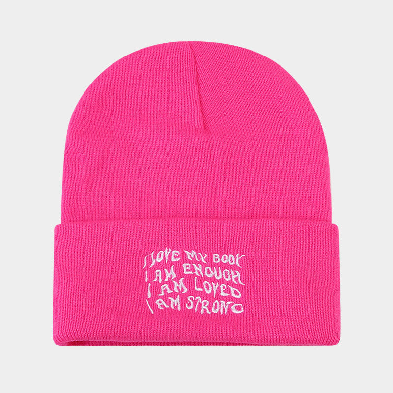 Wholesale Winter Beanie Embroidered Knitted Hat