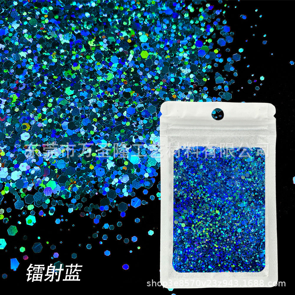 Wholesale Popular Holographic Mixed Size Sequins Filler