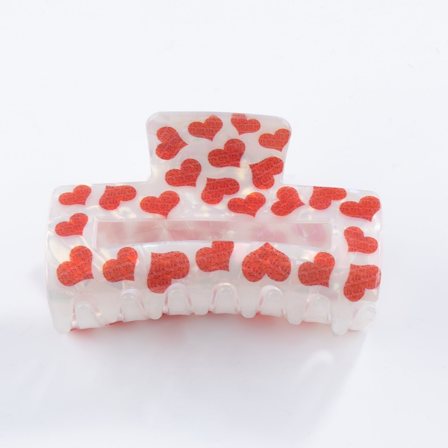 Wholesale pvc 8cm Valentine's Day Autumn and Winter Lip Print Hair Clips