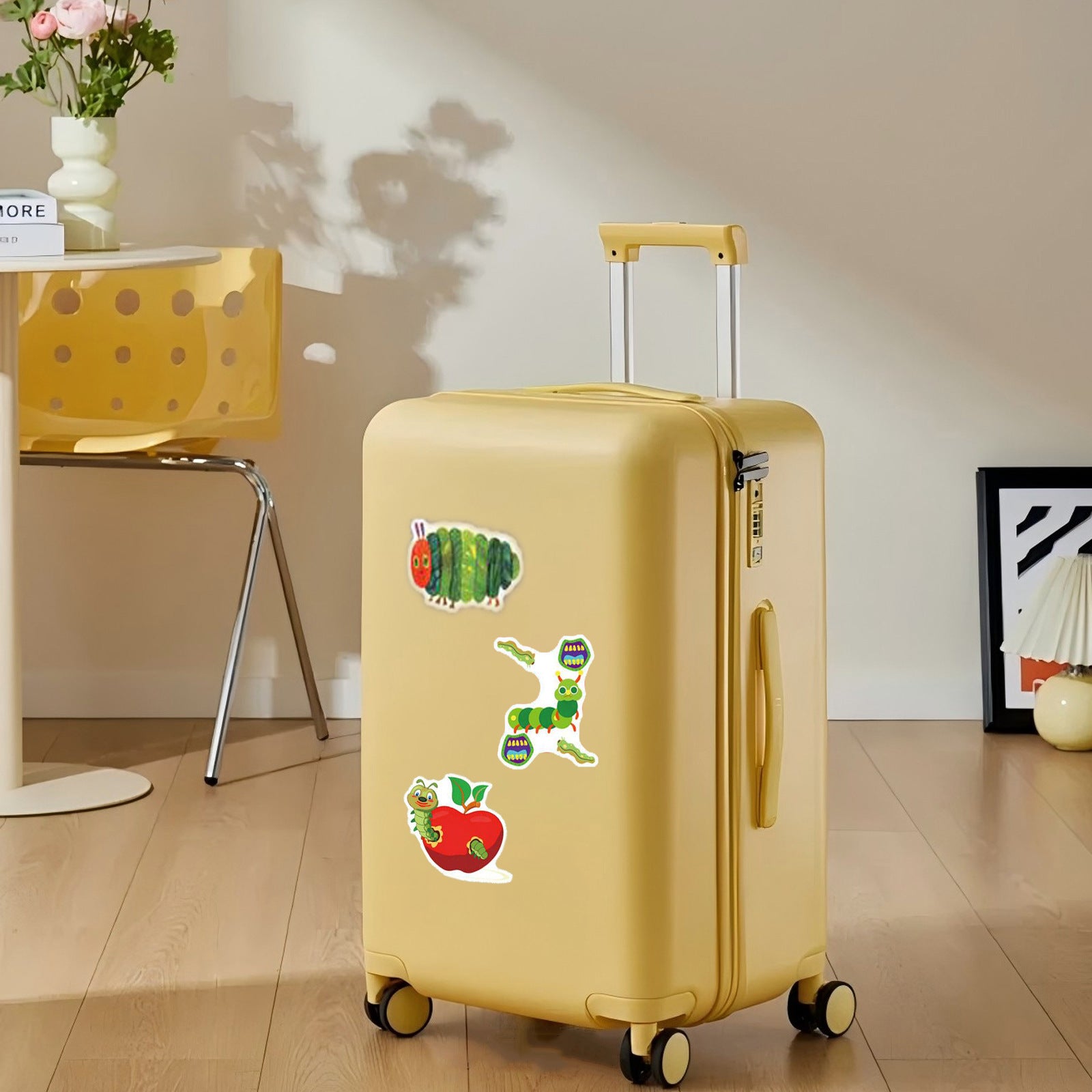 Wholesale 55 Cute Cartoon Very Hungry Caterpillar Waterproof Vinyl Stickers