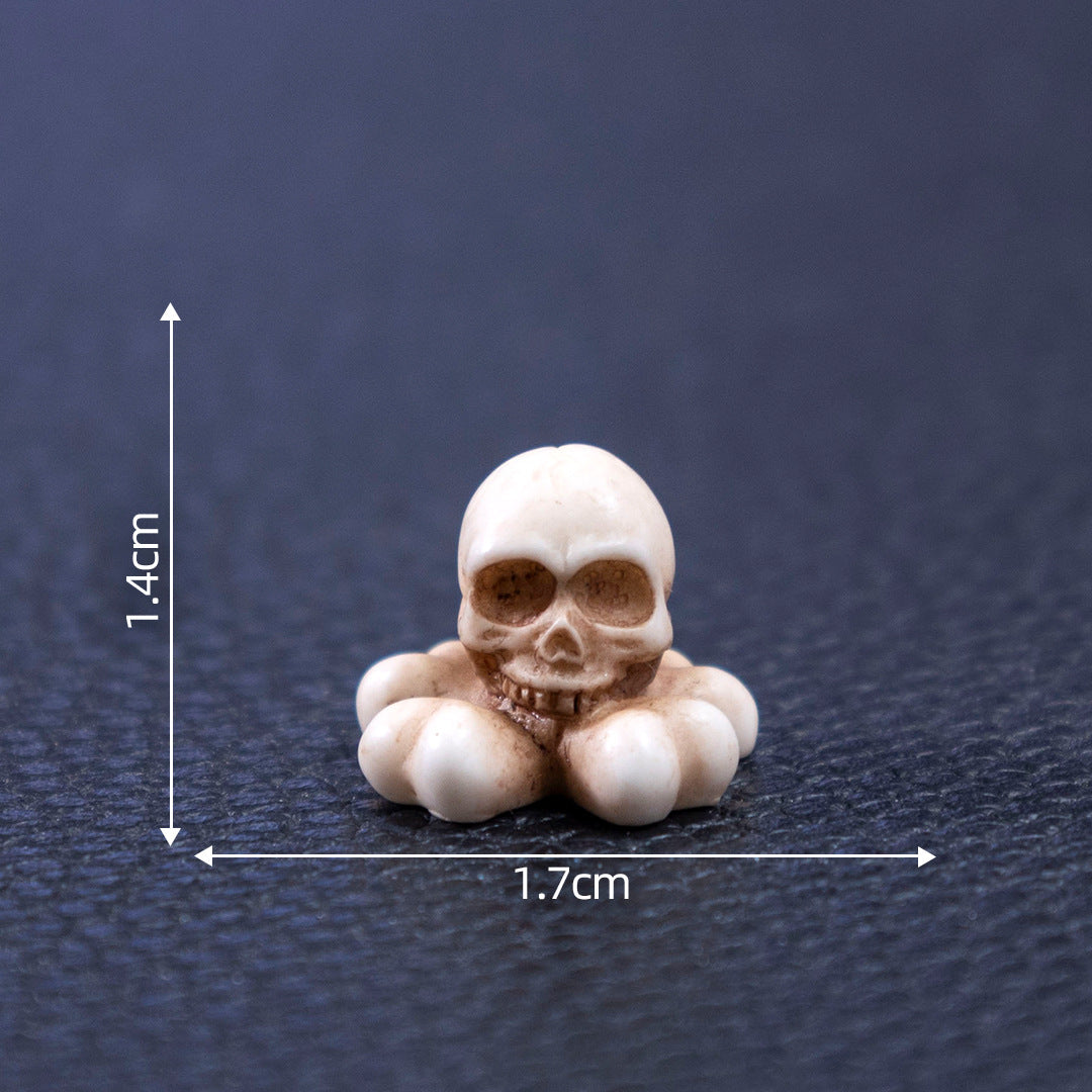 Wholesale  skull DIY decoration accessories micro landscape desktop small ornaments