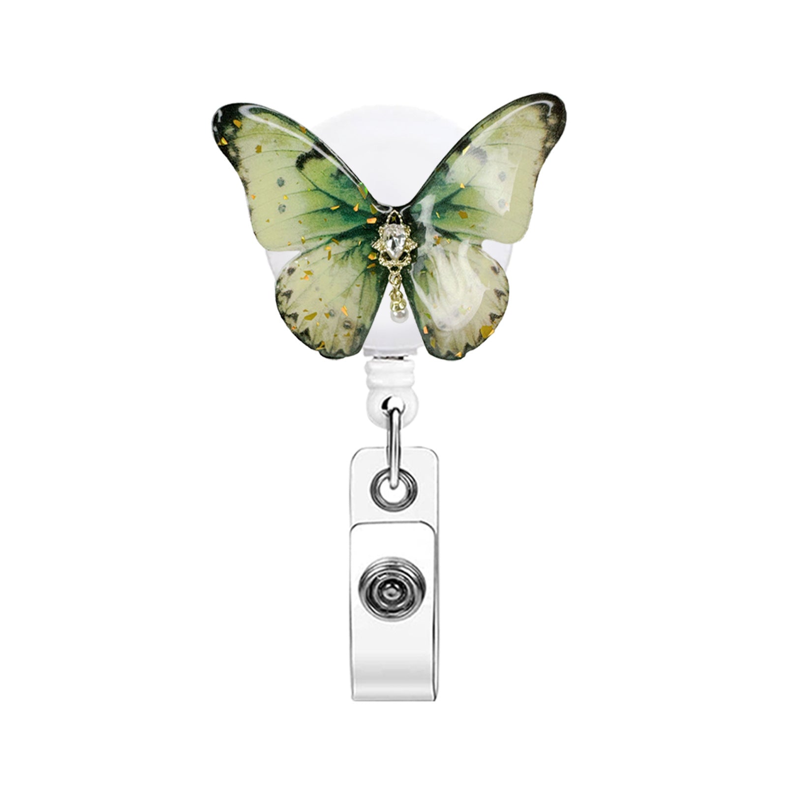 Wholesale Colorful Dancing Butterflies Badge Reels