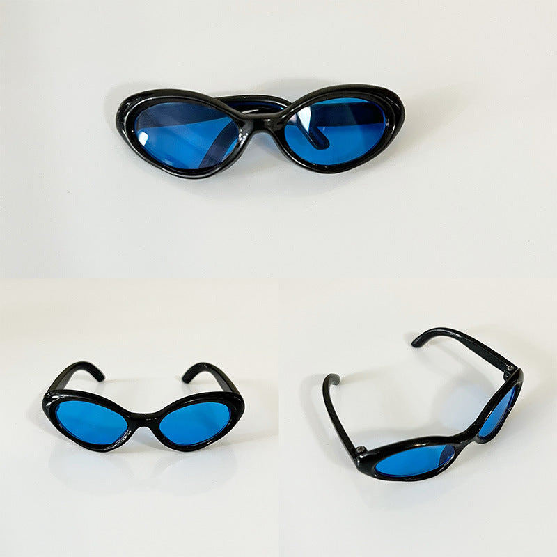 Wholesale 6. 5cm wide glasses doll sunglasses Doll Accessories