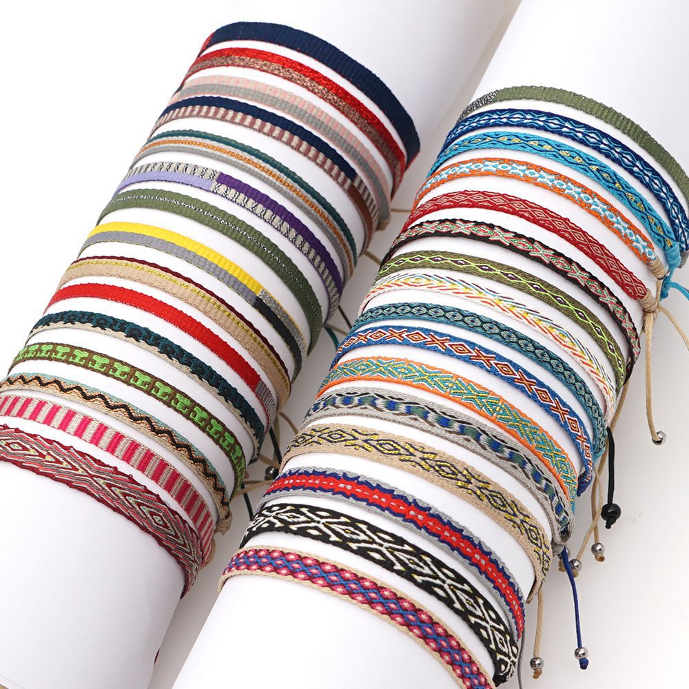 Wholesale Bohemian Woven Silk Thread Bracelet