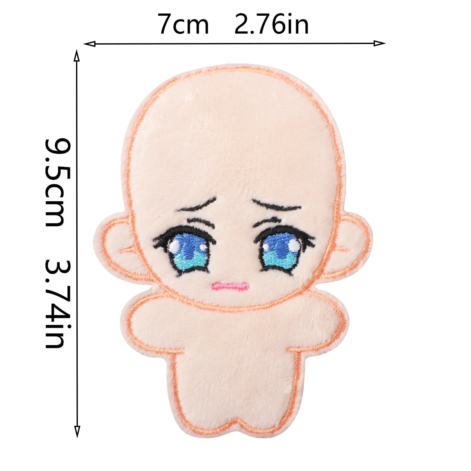 Wholesale Stylish DIY Non Woven Fabric Doll Embroidery Patch Kit 200 Sets Polyester Thread For Clothing Accessories OLY Exclusive