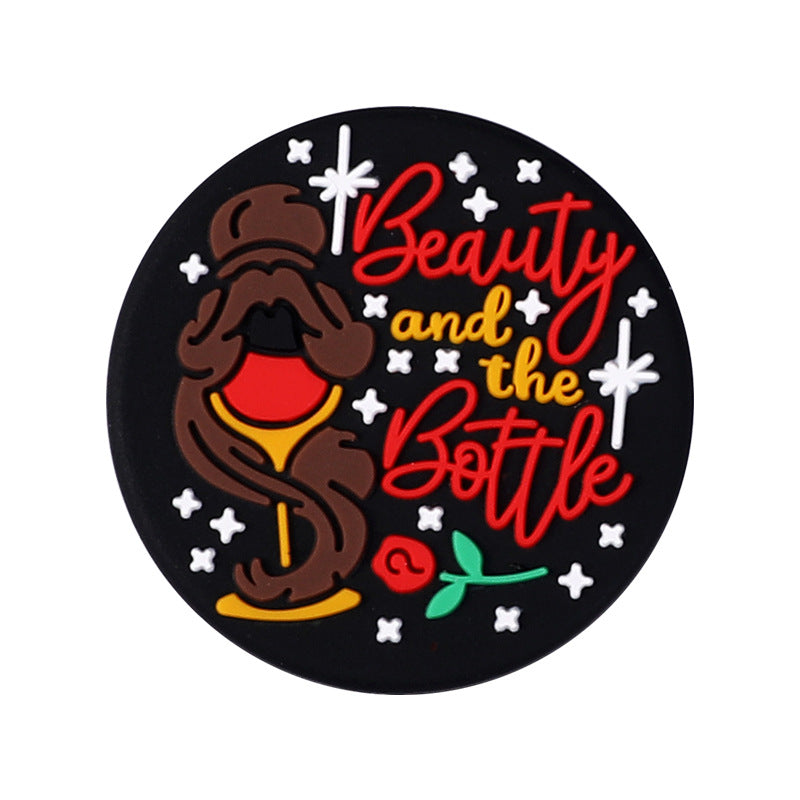 Wholesale 20pcs New cartoon letter silicone beads diy bracelet necklace loose beads accessories