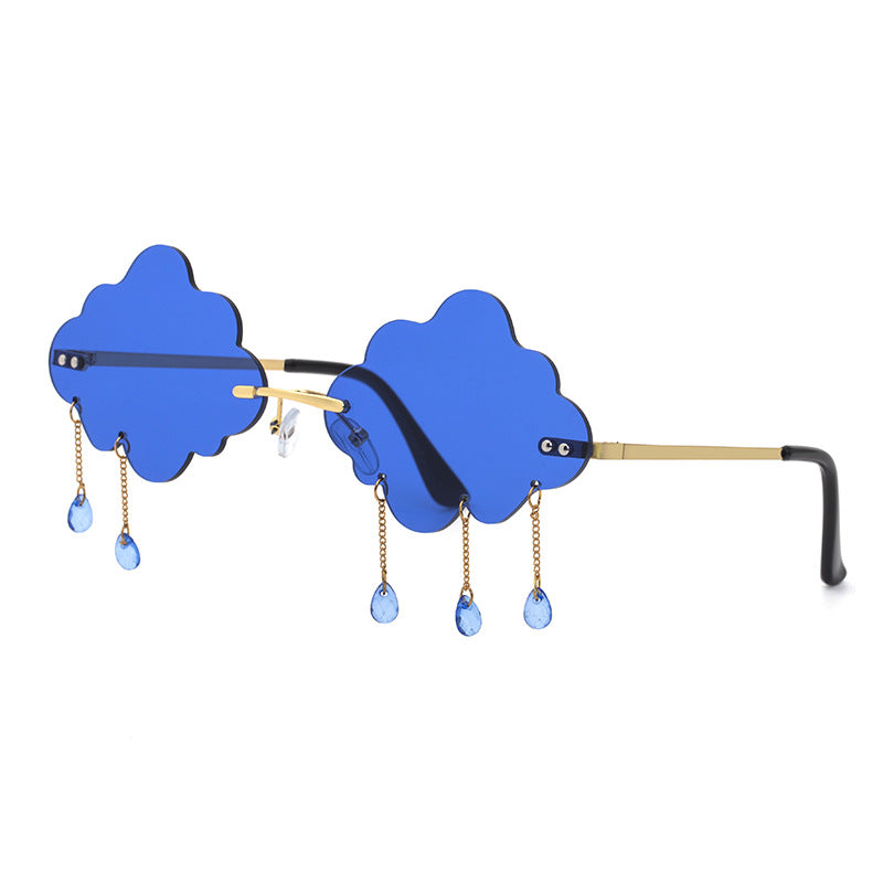 Wholesale Cloud Funny Ocean Film Sunglasses