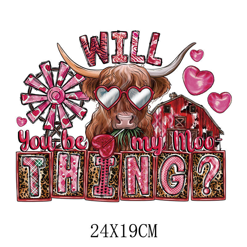 Wholesale Pink Valentine' s Day Heat Transfer   UV DTF Ready to Press Transfers Wraps