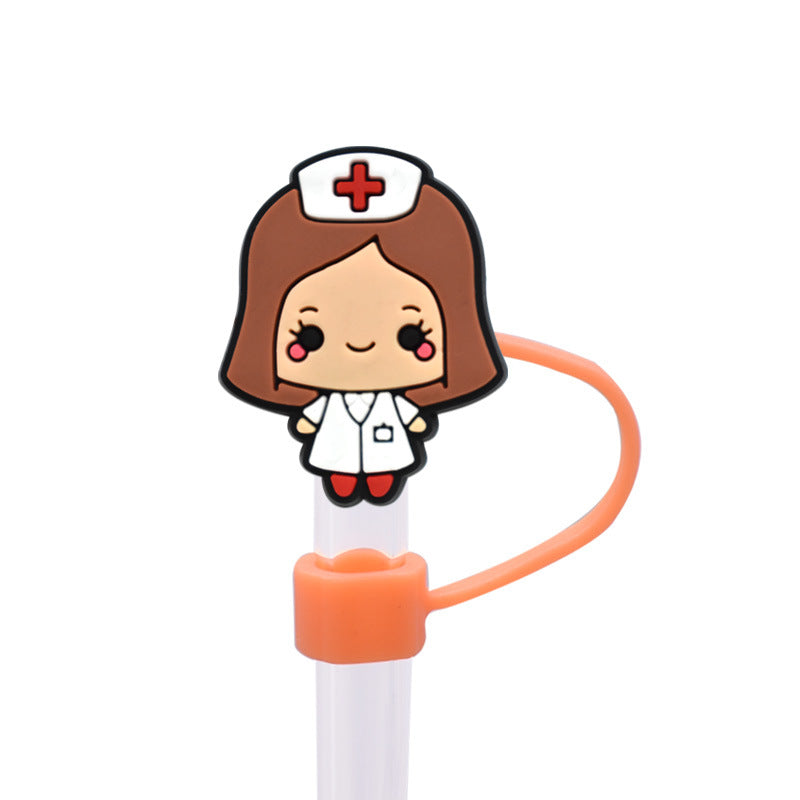 Wholesale  Random 100pcs/pack    Medical dust plug  straw cap  Straw Tube Cap