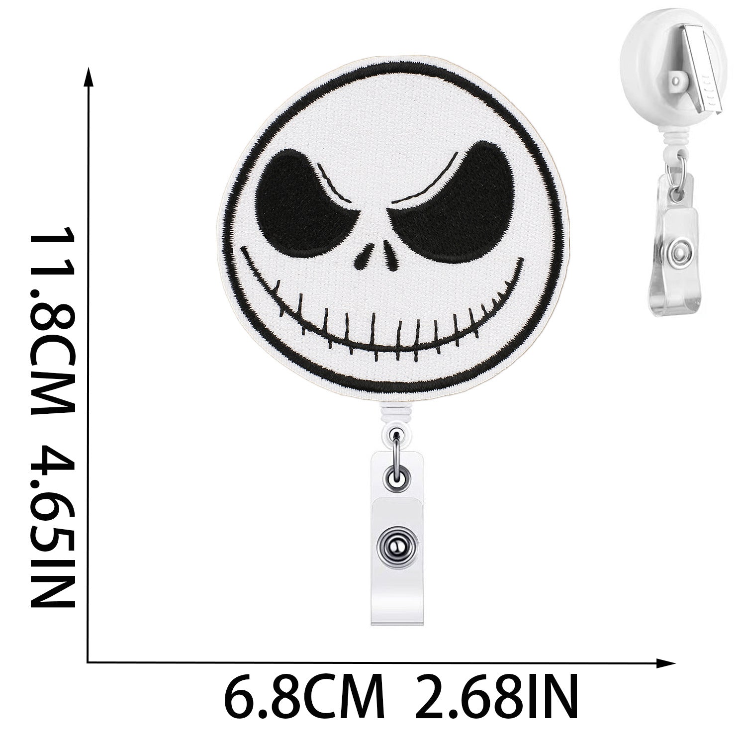Wholesale Halloween Easy Pull-up Buckle Embroidered Cloth Sticker
