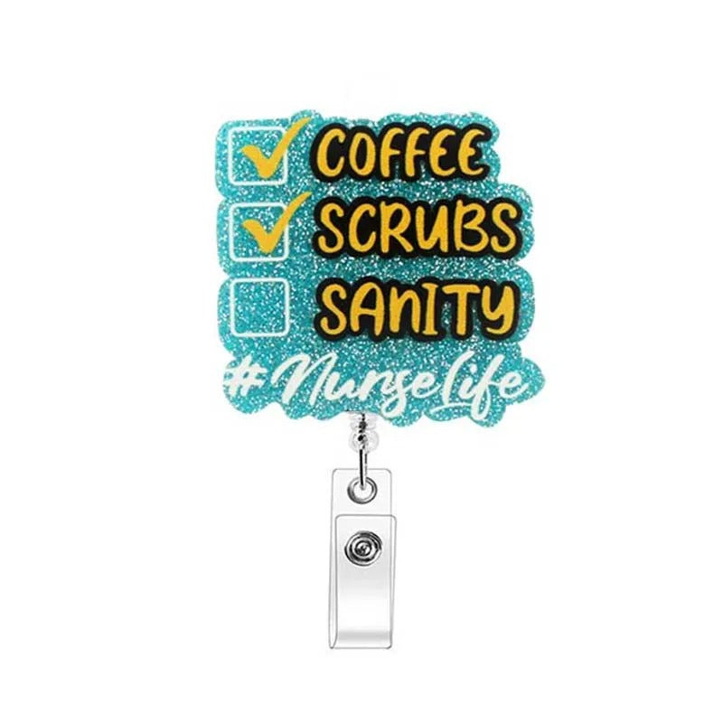 Wholesale 10pcs Customizable Loose Powder Acrylic Badge Reels