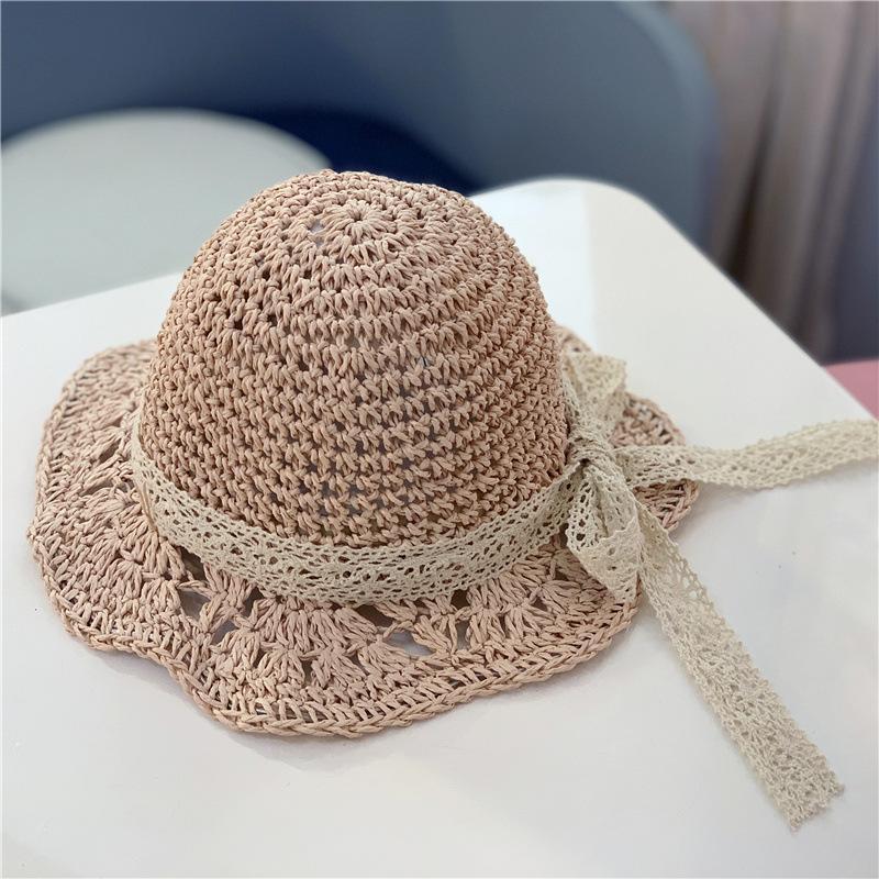 Wholesale Kids Bow Straw Hat