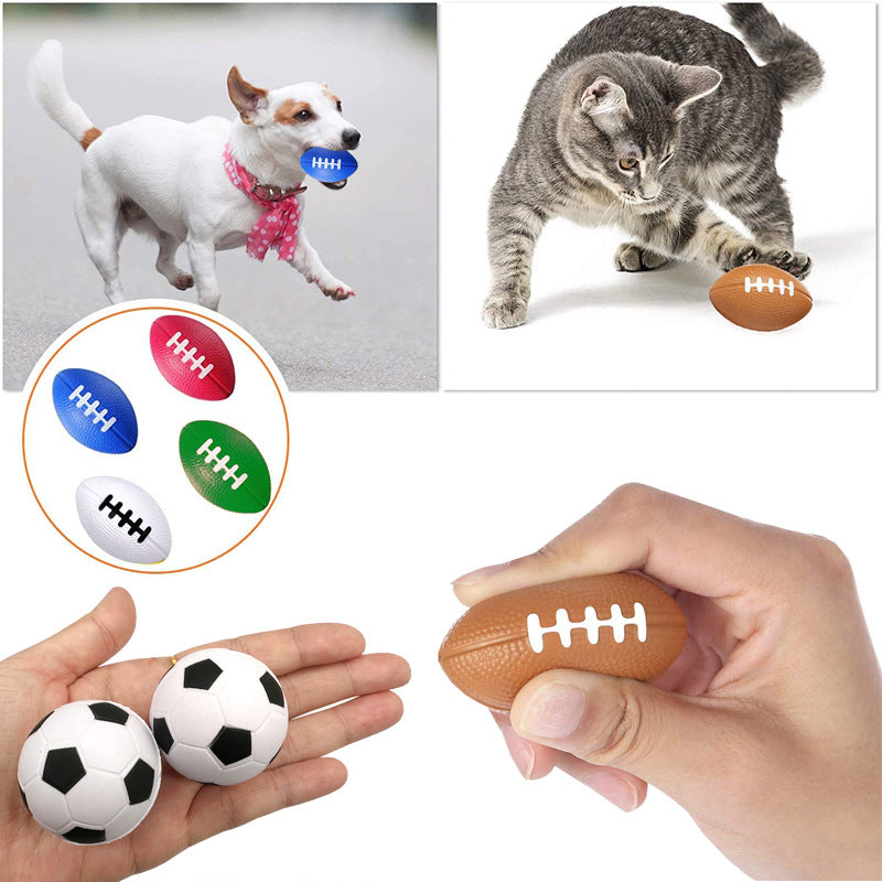 Wholesale  sponge ball 4cm rugby basketball football PU slow rebound decompression vent pressure ball decompression play