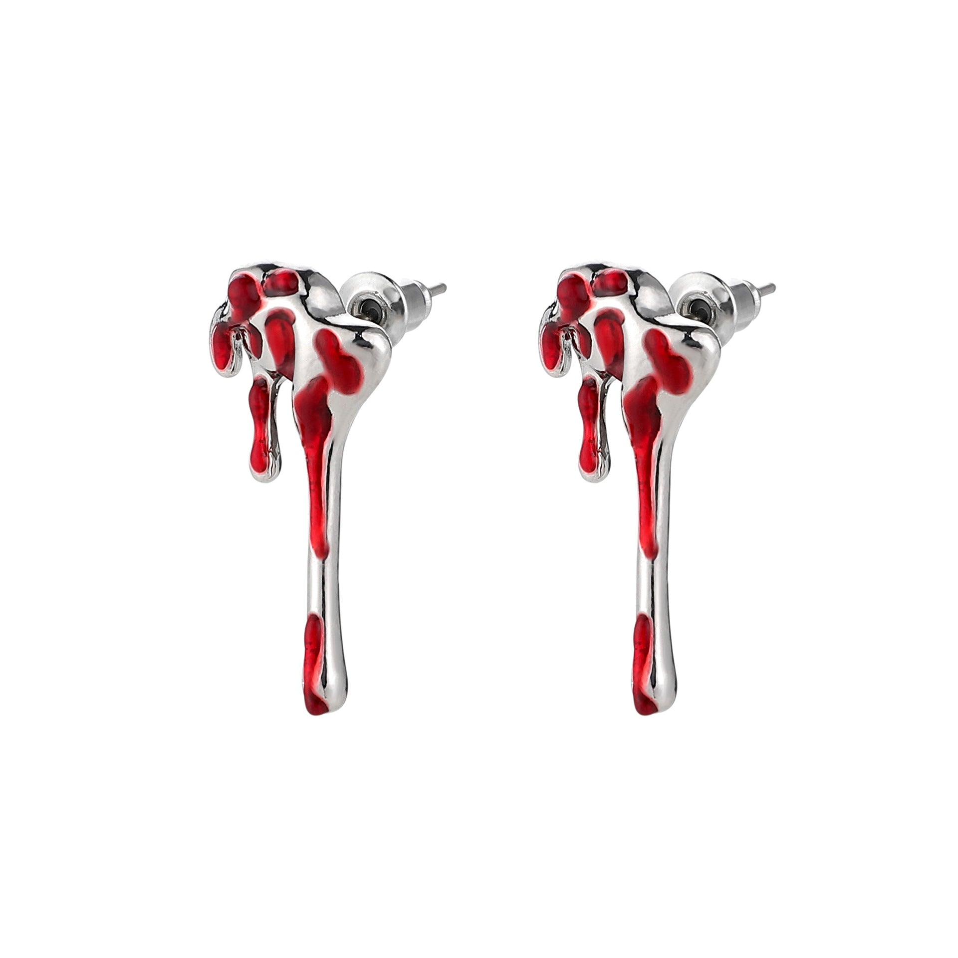 Wholesale Fashion Halloween Eclipse Blood Drop Earrings